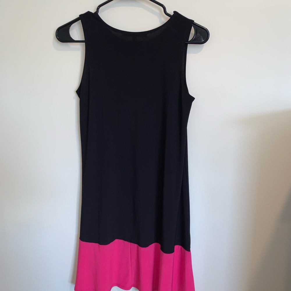 Nik and Nash Black and Pink Professional Dress